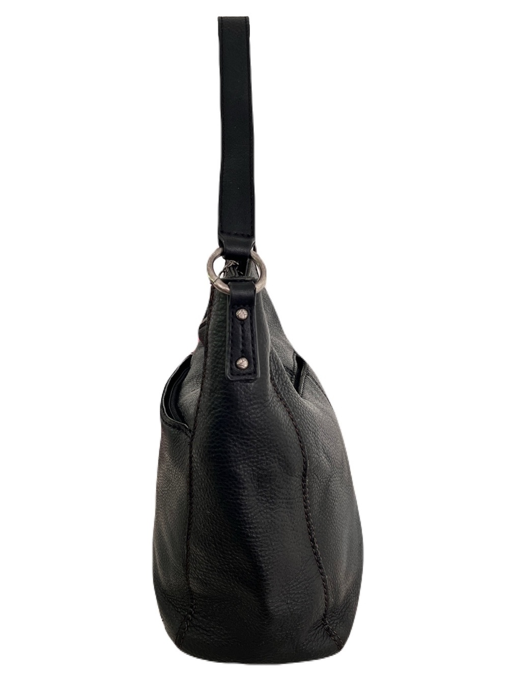 The Sak Black Leather ‘Lucia’ Hobo Shoulder Bag - Picture 2 of 11